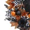 Ashland; 26" Black & Orange LED Witch Hat Wreath by Ashland®; Category:Wreaths & Garlands; Image:3